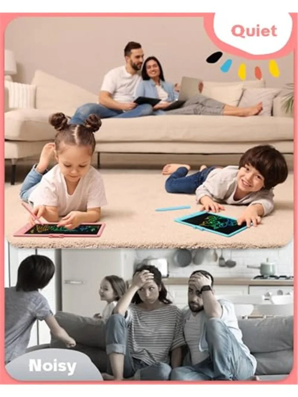 10 Inch LCD Writing Tablet for 3-8 Year Olds - Electronic Drawing Pad